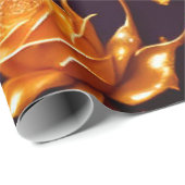 トレンディーラグジュアリー金ゴールドボホバラコレクション ラッピングペーパー (ロールコーナー)