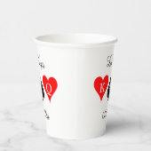 トレンディーラスベガスウェディングパーティサプライズカスタム 紙コップ (右)