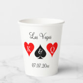 トレンディーラスベガスウェディングパーティサプライズカスタム 紙コップ (正面)