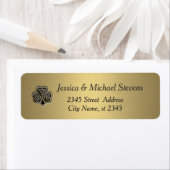 トレンディーラッキーエレガントアイリッシュシャムロック金ゴールド ラベル (インサイチュ)