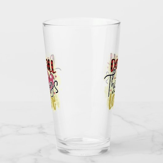 トレンディーラブグリッターヴァレンティーンズデイ タンブラーグラス (左)