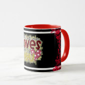 トレンディーラブユヴァレンティーンズデイ マグカップ (正面右)