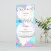 トレンディーリッチおよびカラフルメニューカード メニュー (スタンド正面)