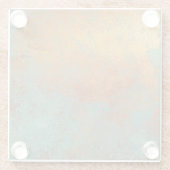 トレンディーリッチ銅パティナメタリック ガラスコースター (裏面)