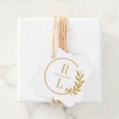 トレンディーリース編集可能カラー結婚式の引き出物ラベル フェイバータグ (インサイチュ)