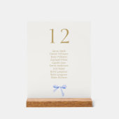 トレンディーリ結婚ボンのテーブル番号と座席 アクリルサイン (正面)