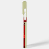 トレンディールビーレッドフローラハイビスカスゴシック色の花 Case-Mate iPhoneケース (裏面 / 左)