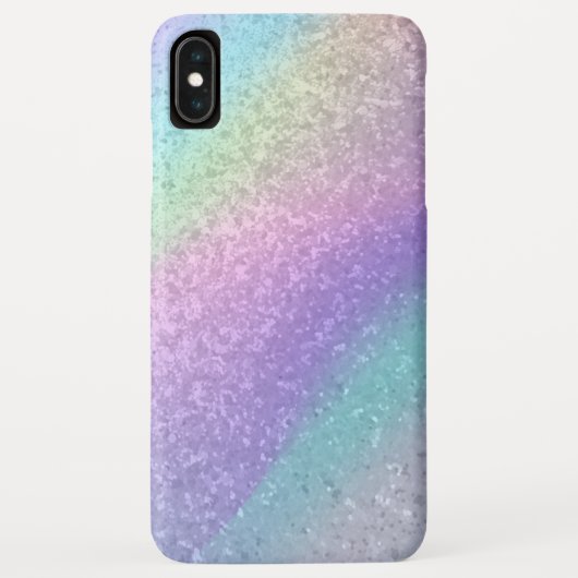 トレンディーレインボー素晴らしグリッターアップル Case-Mate iPhoneケース (裏面)