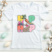 トレンディーレオパードバニーヒップホップイースター Tシャツ