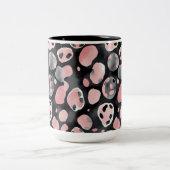 トレンディーレオパード印刷ファッションマグ ツートーンマグカップ (中央)