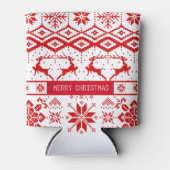 トレンディーレッドクリスマストナカイ 缶クーラー (正面)