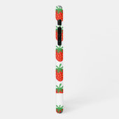 トレンディーレッドストロベリープリントカスタムザズルベーシック iPhoneケース (左側)