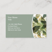 トレンディーレディースパーソナル連絡カード 名刺 (正面)