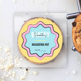 トレンディーレトロガーリーケータリングベーカリーラベル ラウンドシール