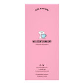 トレンディーレトロガーリーピンクデザートベーカリー価格表 ラックカード (裏面)