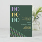 トレンディーレトロスタイルHO-HO-HOライン 招待状 (スタンド正面)