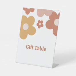 トレンディーレトロデイジーガール誕生日 台座サイン