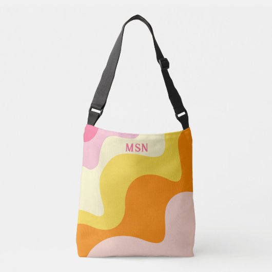 トレンディーレトロファッション クロスボディバッグ (正面)