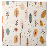 トレンディーレトロボホ抽象芸術コレクション タイル (正面)