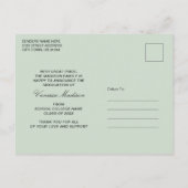 トレンディーレトロヴィンテージスタイルグラッド3フォトコラージュ ポストカード (裏面)