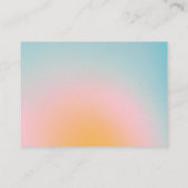 トレンディーレトロ天青勾配RSVP エンクロージャーカード (裏面)