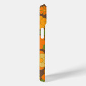 トレンディーレトロ花の模様(銘柄付き) Case-Mate iPhoneケース (裏面 / 右)