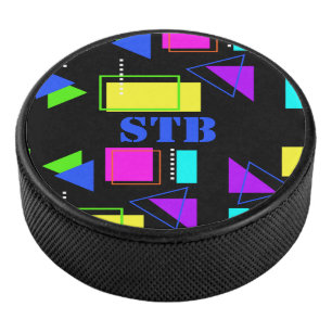 トレンディーレトロ80Sファッションカラー80年代モノグラム アイスホッケーパック