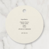 トレンディーレモンズホームメイドリモンチェロボトルラベル フェイバータグ (裏面)