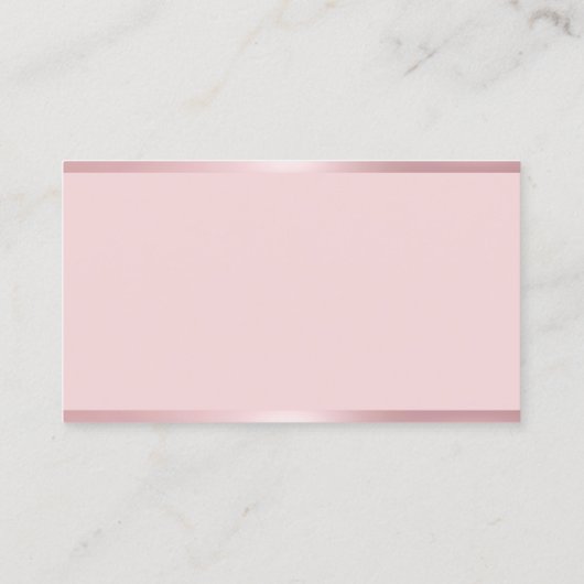 トレンディーロセゴモダンルエレガントシンプルテンプレート 名刺 (裏面)