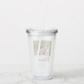 トレンディーロマンチック引用文 |バレンタインデー最高のスギフト アクリルタンブラー (裏面)