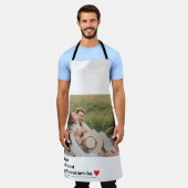 トレンディーロマンチック引用文 |バレンタインデー最高のスギフト エプロン (着用した状態)