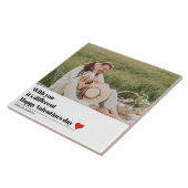 トレンディーロマンチック引用文 |バレンタインデー最高のスギフト タイル (側面)