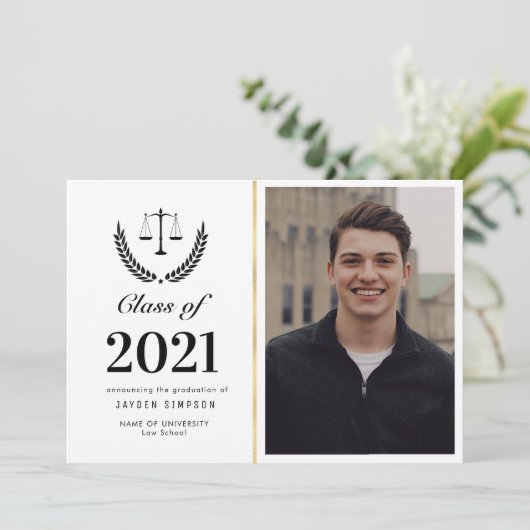 トレンディーロースクール卒業写真発表 招待状 (スタンド正面)