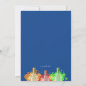 トレンディーワインボトルストックザバー招待状 招待状 (裏面)