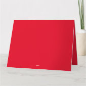 トレンディーヴァレンティネス私は愛あなたミニマルカスタムリスト カード (裏面)