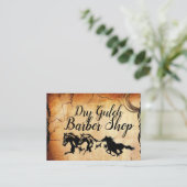 トレンディーヴィンテージウェスタンイメージ(Houses on a) 名刺 (スタンド正面)