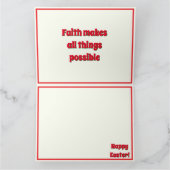 トレンディーヴィンテージホリデーイースターコレクション カード (内部)