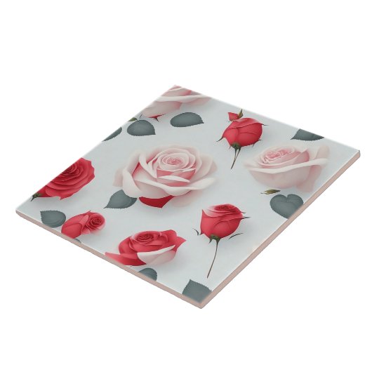 トレンディーヴィンテージラブバラコレクション タイル (側面)