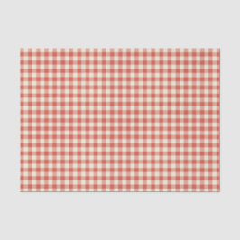 トレンディーヴィンテージ赤チェッカーボードパターン 薄葉紙