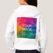 トレンディー両面デザインホワイトテンプレート女子 (裏面)