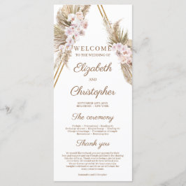 トレンディー乾燥パームパンパスグラス金ゴールドアーチ熱帯熱 プログラム