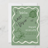 トレンディー予測できなの手描きバチェロレッテ 招待状 (正面)