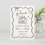 トレンディー予測できな手引き波我々は駆け落ち結婚した 招待状 (スタンド正面)