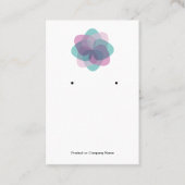 トレンディー予算ジュエリー表示カード 名刺 (正面)