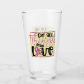 トレンディー事情愛バレンタインデー タンブラーグラス (裏面)