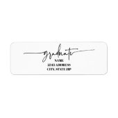 トレンディー人気がある予算差出人住所ラベル ラベル (正面)