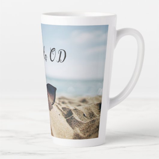 トレンディー光学上のビーチ眼鏡 カフェラテマグ (右)