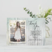 トレンディー写真の卒業サンキューカード サンキューカード (スタンド正面)