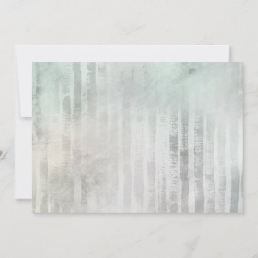 トレンディー写真の卒業発表 招待状 (裏面)