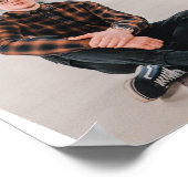 トレンディー写真コラージュ卒業党 ポスター (角)